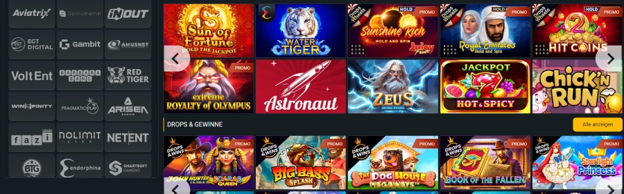 Eine Übersicht der Slots, die ich bei BetandYou Casino gespielt habe