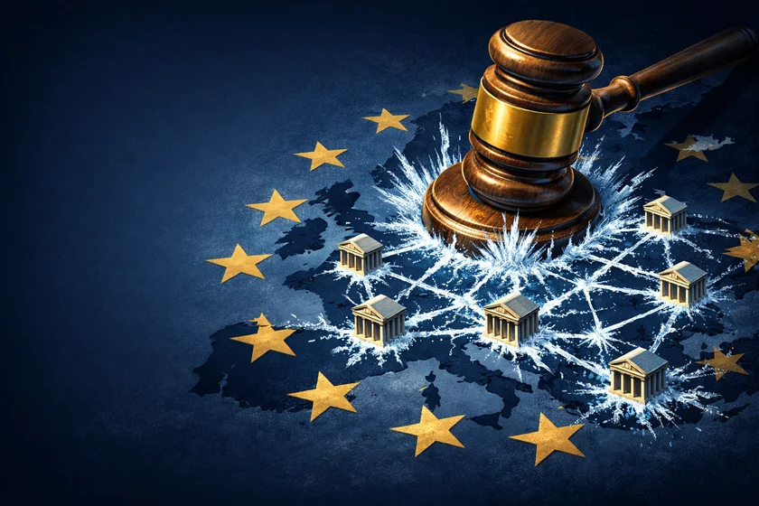 Symbolbild zu EU-Gerichten und grenzüberschreitenden Maßnahmen gegen Glücksspielanbieter.